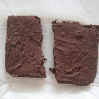 overbaked leftover brownies