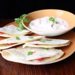 Oven Baked Quesadillas with ROTEL, Mexican Melting Cheese, and Chipotle Adobo Dip