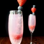Fourth of July Drink Recipe with strawberries and blueberries