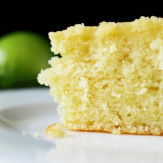 Key Lime and Olive Oil Cake with Key Lime Pie Drizzle