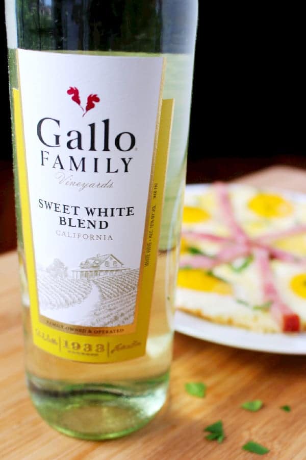 Gallo Family Vineyards Sweet White Blend and Frittata
