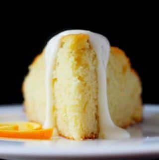 Spaghetti Squash Cake with Orange Cream