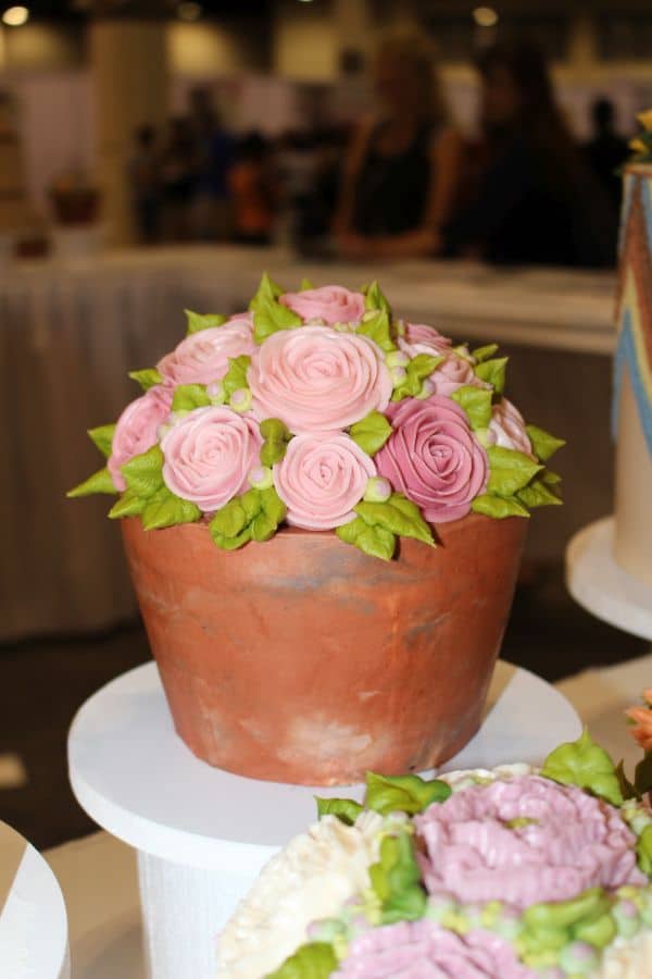 Flowerpot cake