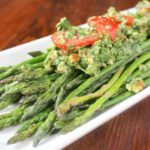 Sauteed Asparagus and Arugula Pesto