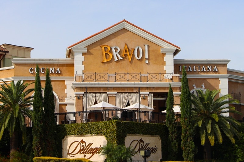 Bravo italian deals restaurant