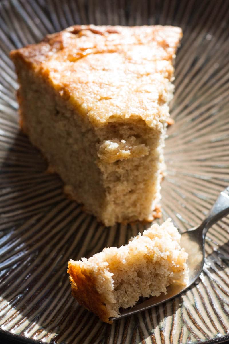 Brown Butter Coffee Cake (with powdered sugar glaze) - Vintage Kitchen Notes