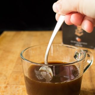 Stirring Vietnamese Coffee