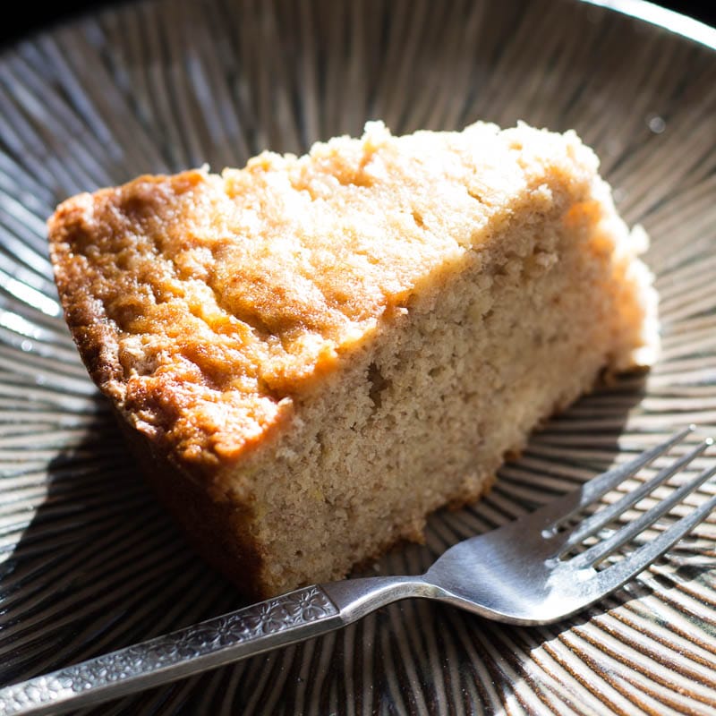 Banana Pound Cake With Caramel Glaze Recipe