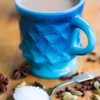 Make your own chai tea with this homemade blend of masala chai spices. Simple, quick, and tastes wonderful hot or iced. Easy to follow instructions.