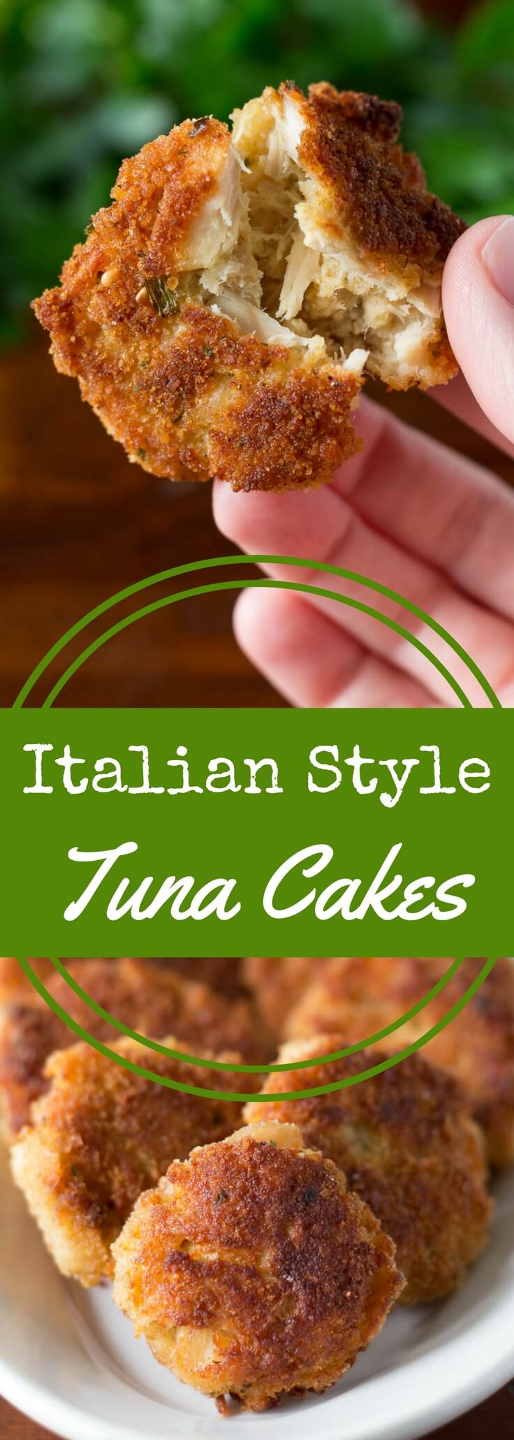 Tuna Cakes Italian Style with Just Four Ingredients!