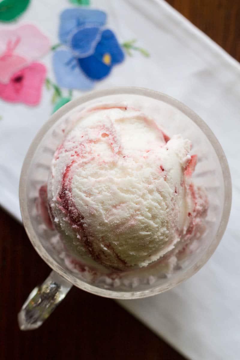Double Strawberry Ice Cream