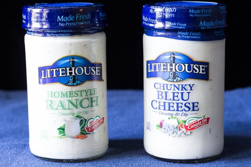 Litehouse Dressing Homestyle Ranch and Bleu Cheese varieties
