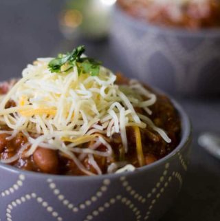 Meatless chili doesn't have to be boring chili! A mix of hearty vegetables gives this meatless chili a rich flavor that's totally satisfying and delicious.