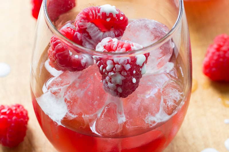 Ready to approach iced tea in a totally new way? Try this unique summer refresher flavored with two kinds of tea, fresh raspberries, and a splash of cold milk.