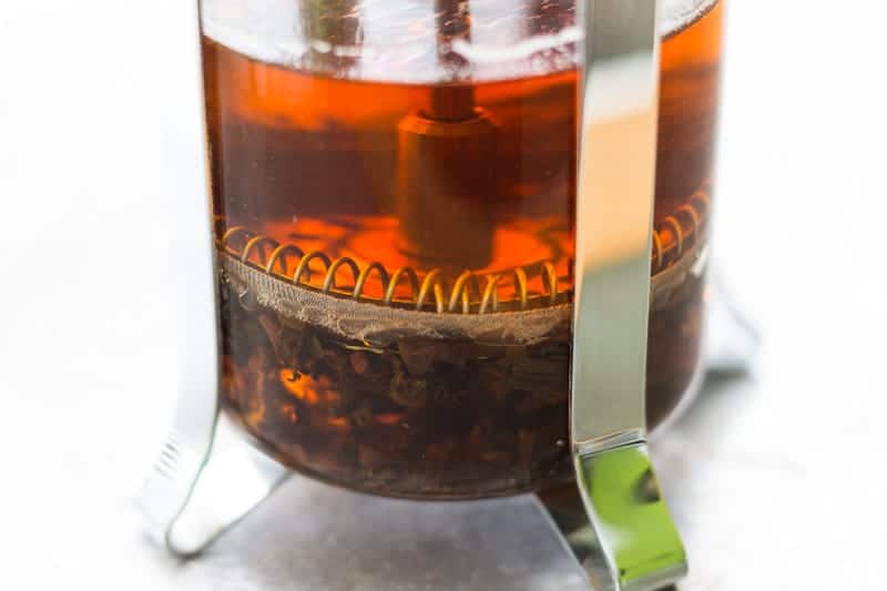 Make delicious tea in your French press! This simple French press tea recipe will show you how. Works with all kinds of tea!