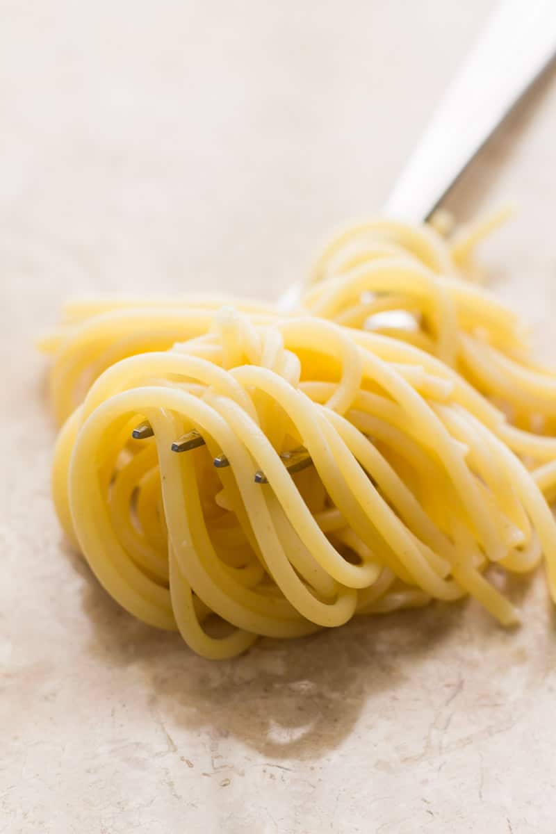 The easiest way to tell when spaghetti is done. Get your spaghetti doneness right with this simple, non-messy approach that actually works!