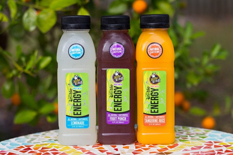 The new Juice Zing line of premium juices from Noble Juice enhances fresh-tasting, naturally pure juice with real green coffee extract for an energy boost.