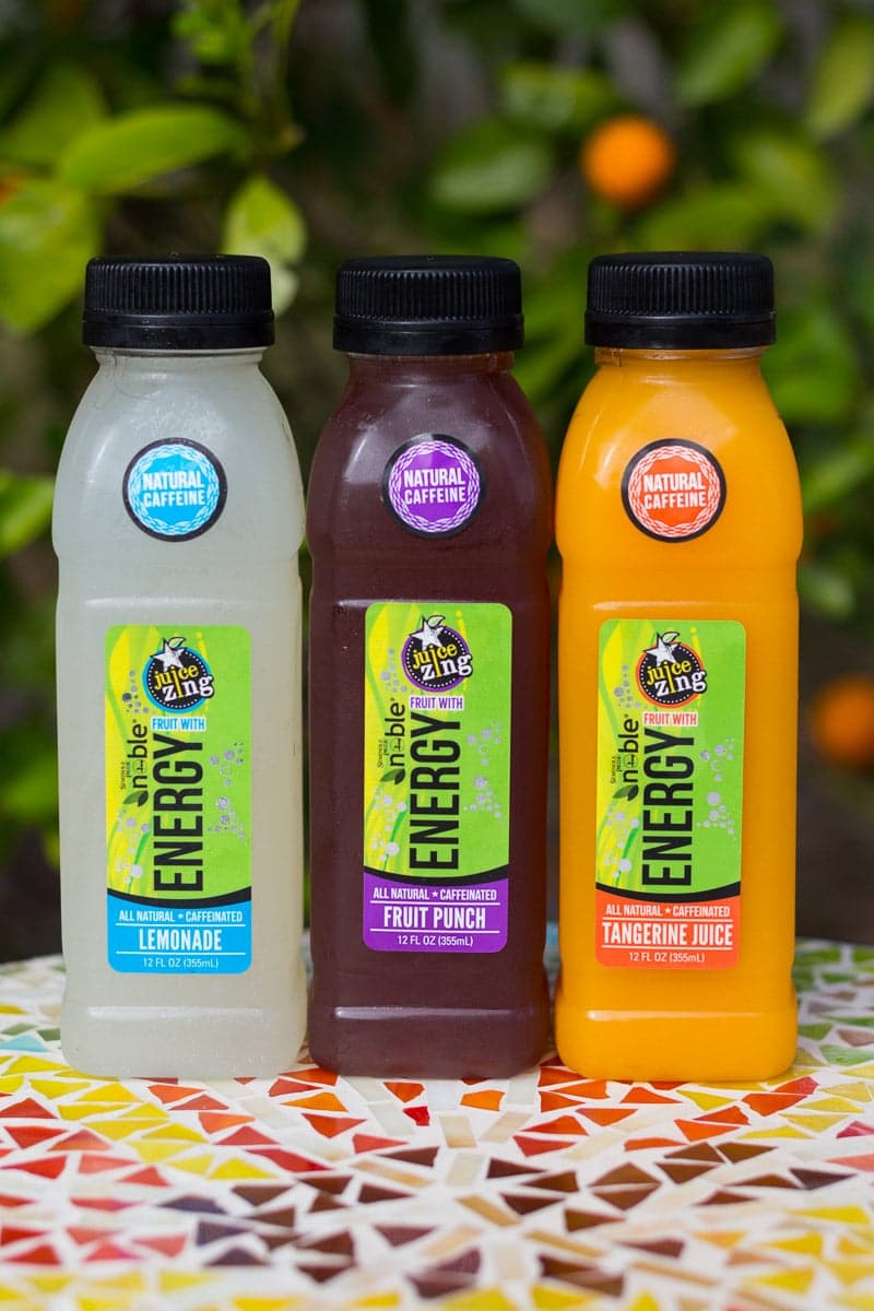 The new Juice Zing line of premium juices from Noble Juice enhances fresh-tasting, naturally pure juice with real green coffee extract for an energy boost.
