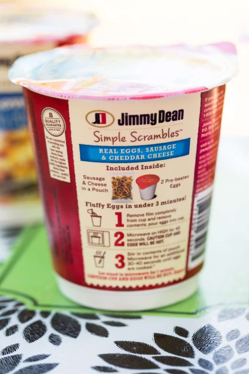 Jimmy Dean Simple Scrambles Instructions