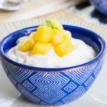 Fresh Pineapple Sauce on Greek Yogurt