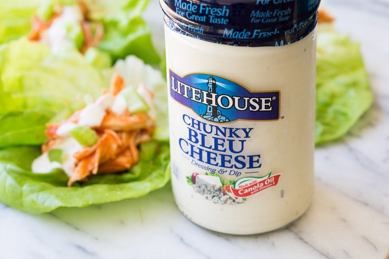 Litehouse Bleu Cheese with Lettuce Wrap