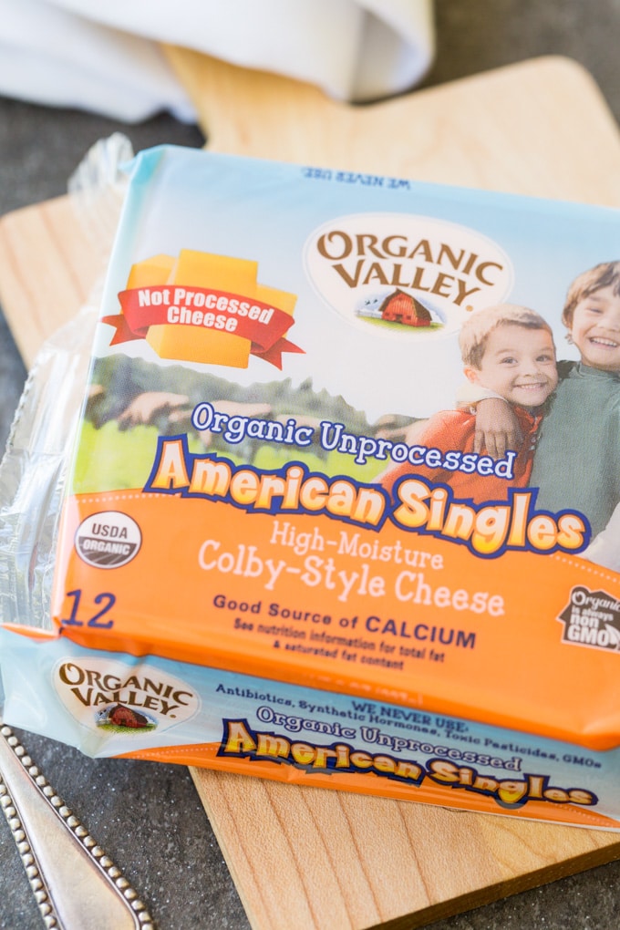 Package of Organic Valley American Singles