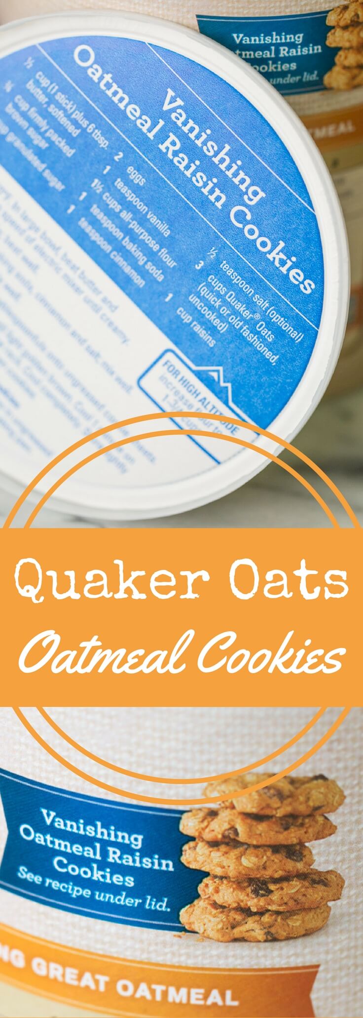 Quaker Oatmeal Cookies Recipe • Straight from the Quaker Oats Box!