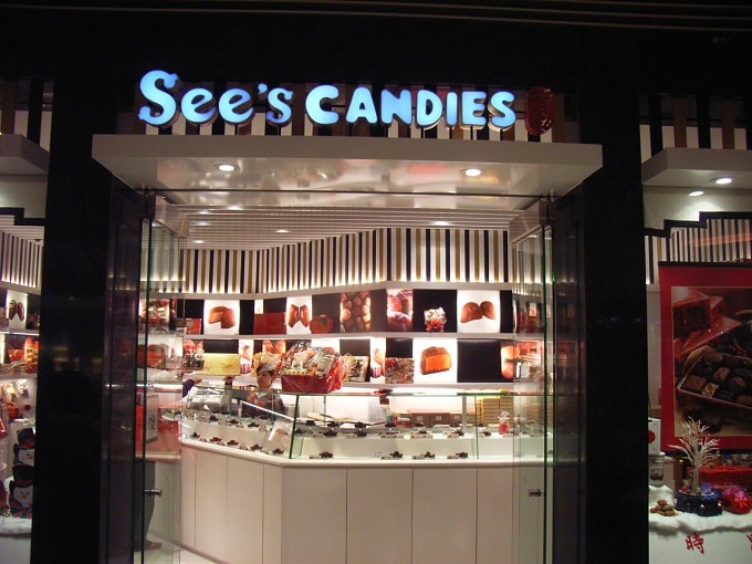 See's Candies Storefront entrance
