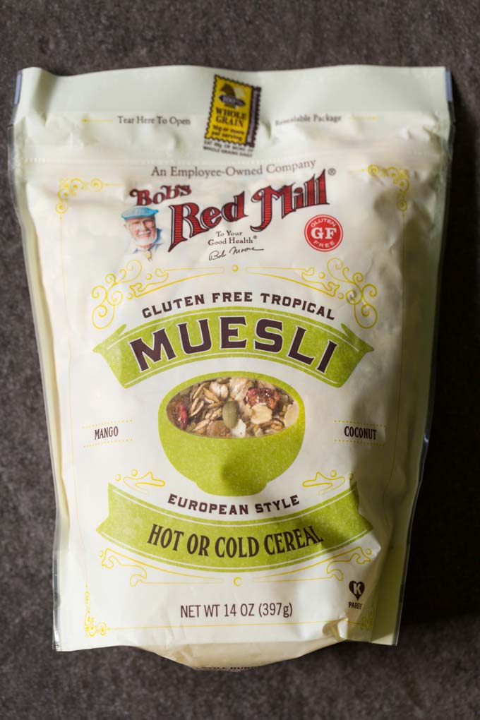 Bob Red Mill Tropical fără gluten Muesli