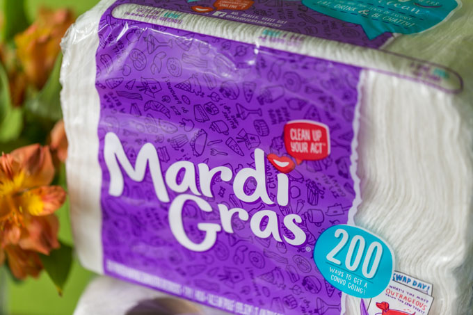 Mardi Gras Napkin Package of 200