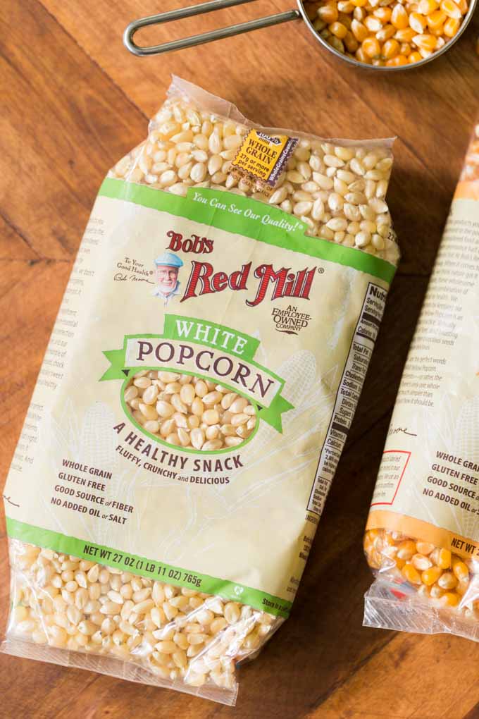 Bob's Red Mill White Popcorn package