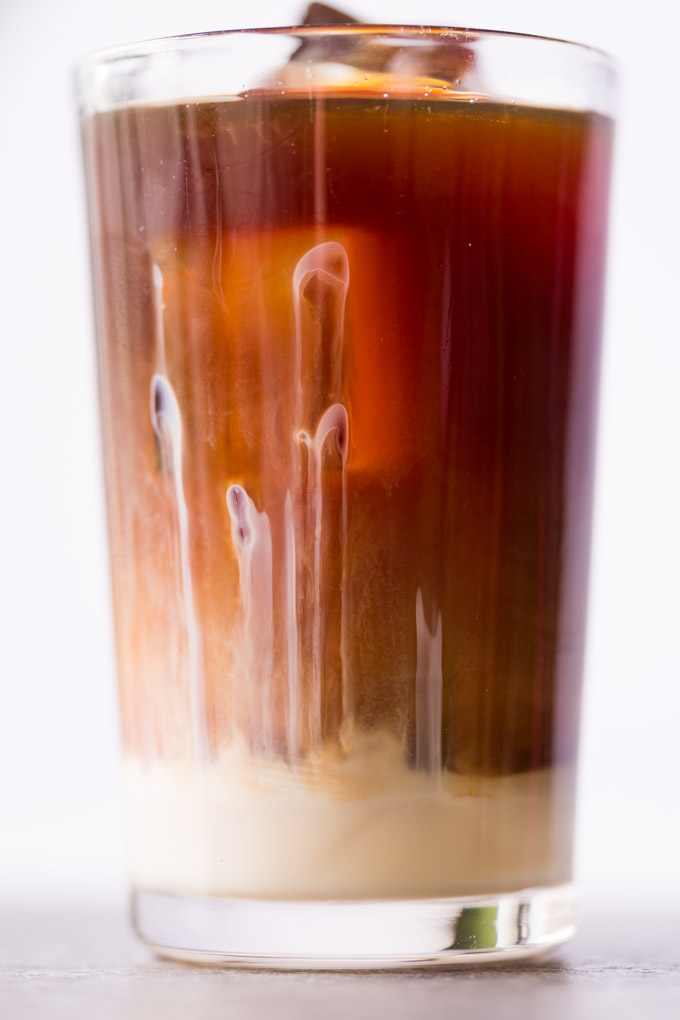 Sweetened Condensed Milk Cold Brew Iced latte