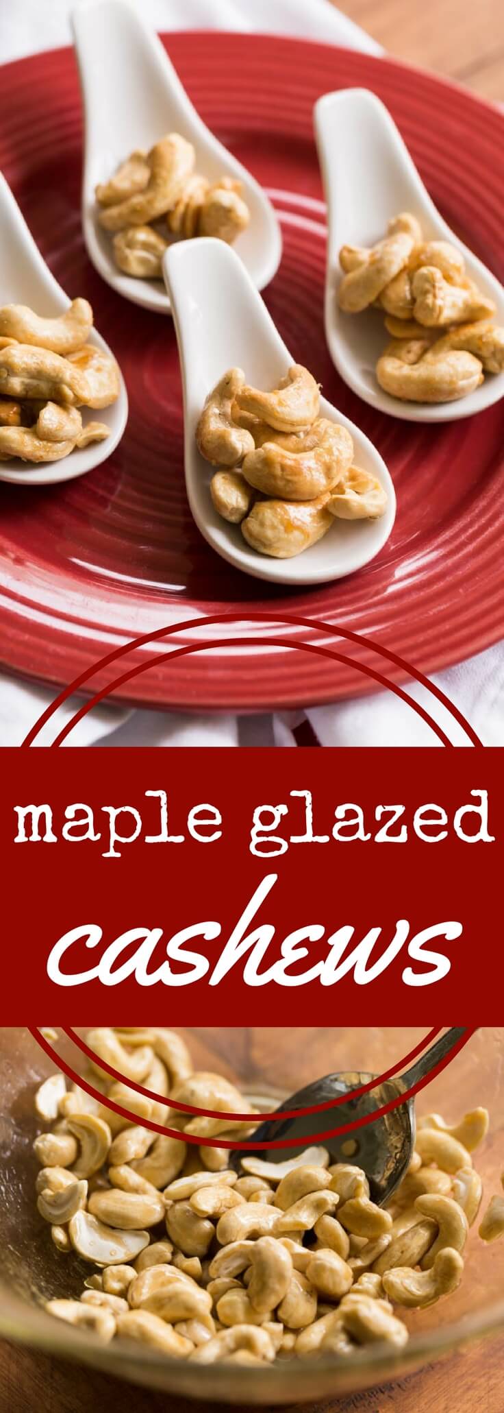 Maple Glazed Cashews