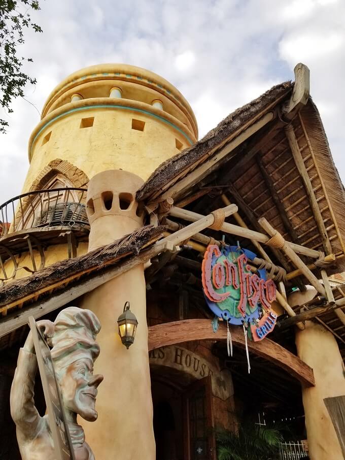 Exterior of Confisco Grille at Islands of Adventure
