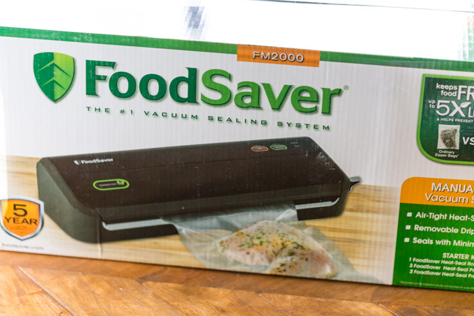 Foodsaver FM2000 vacuum sealer