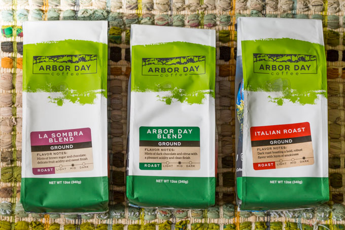 Bags of Arbor Day Coffee