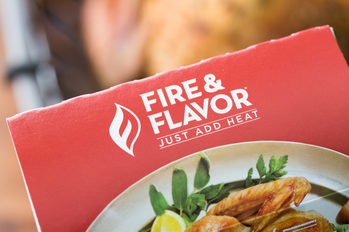 Fire and Flavor logo on turkey brine kit