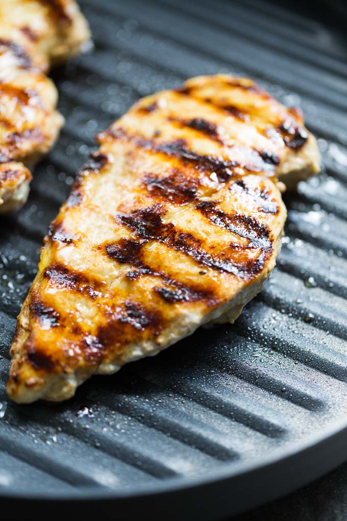 Cooking chicken on outlet grill pan