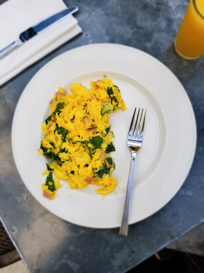 Gluten free Tampa - egg scramble at Oxford Exchange