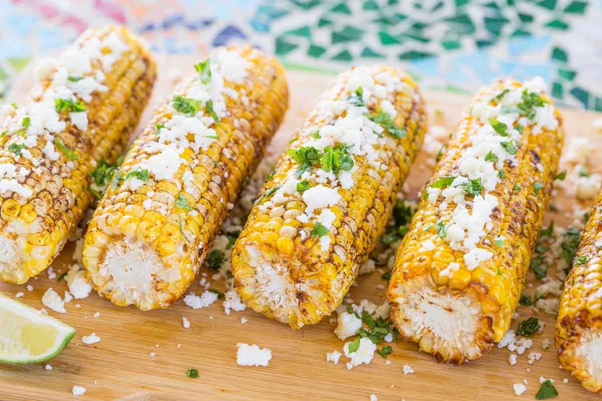 Fresh Grilled Mexican Street Corn